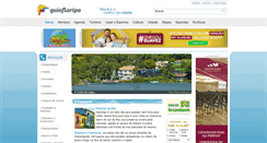 Desktop Screenshot of guiafloripa.com.br